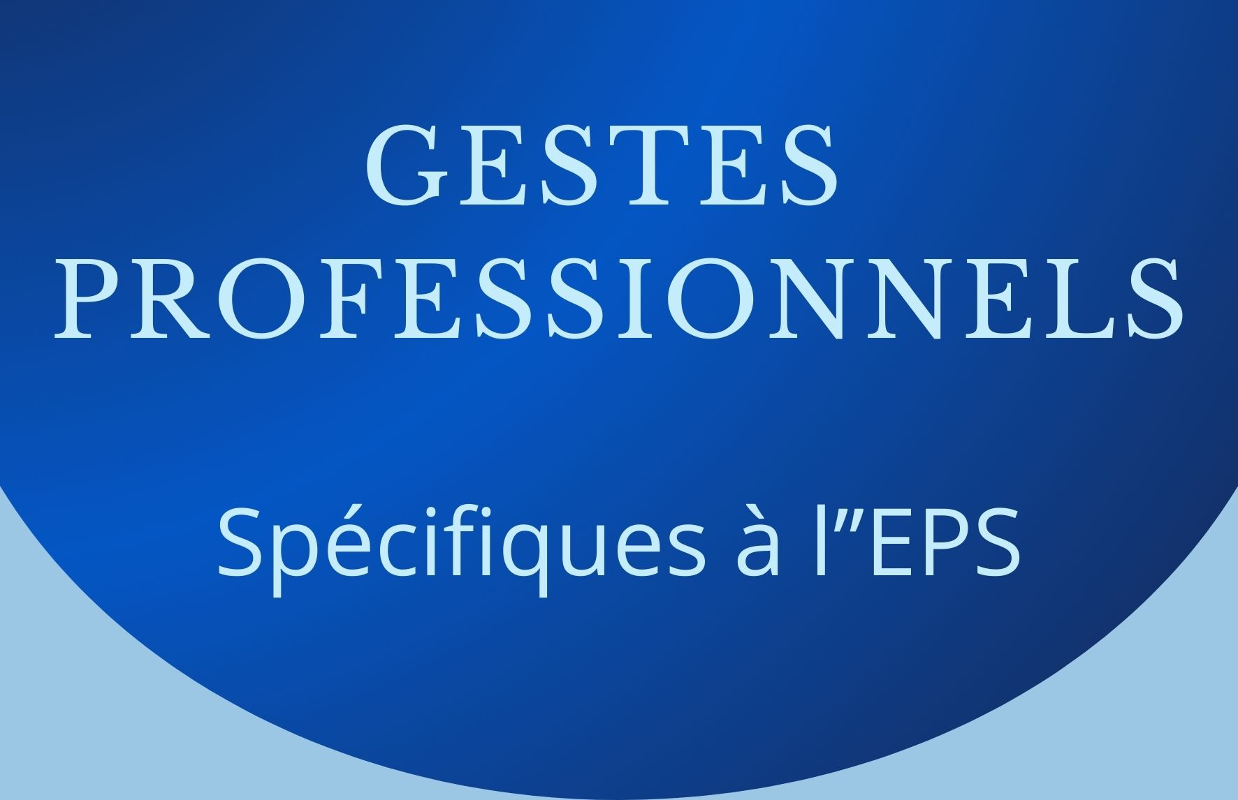 Parcours Magist re EPS Lille Parcours Magist re EPS Lille