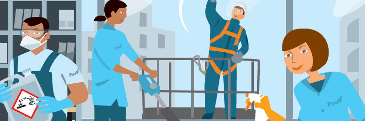 Risques professionnels métiers de la propreté